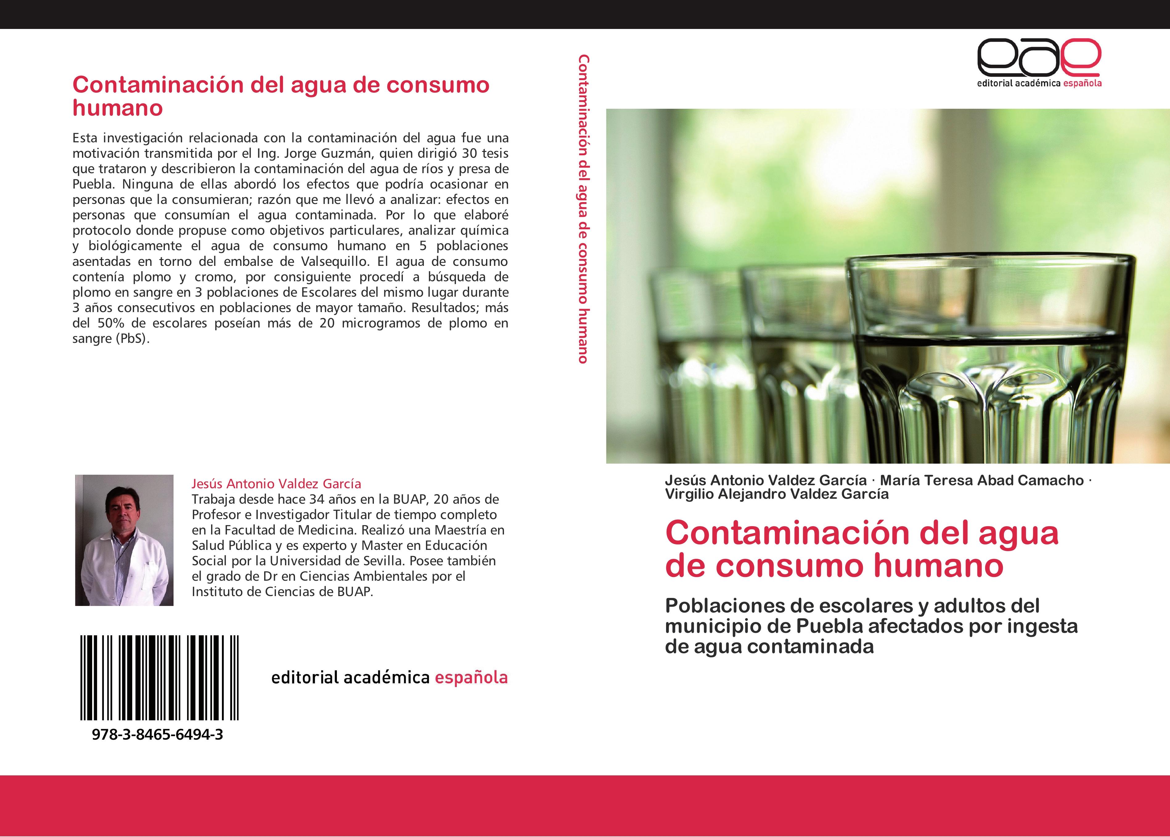 Contaminación del agua de consumo humano