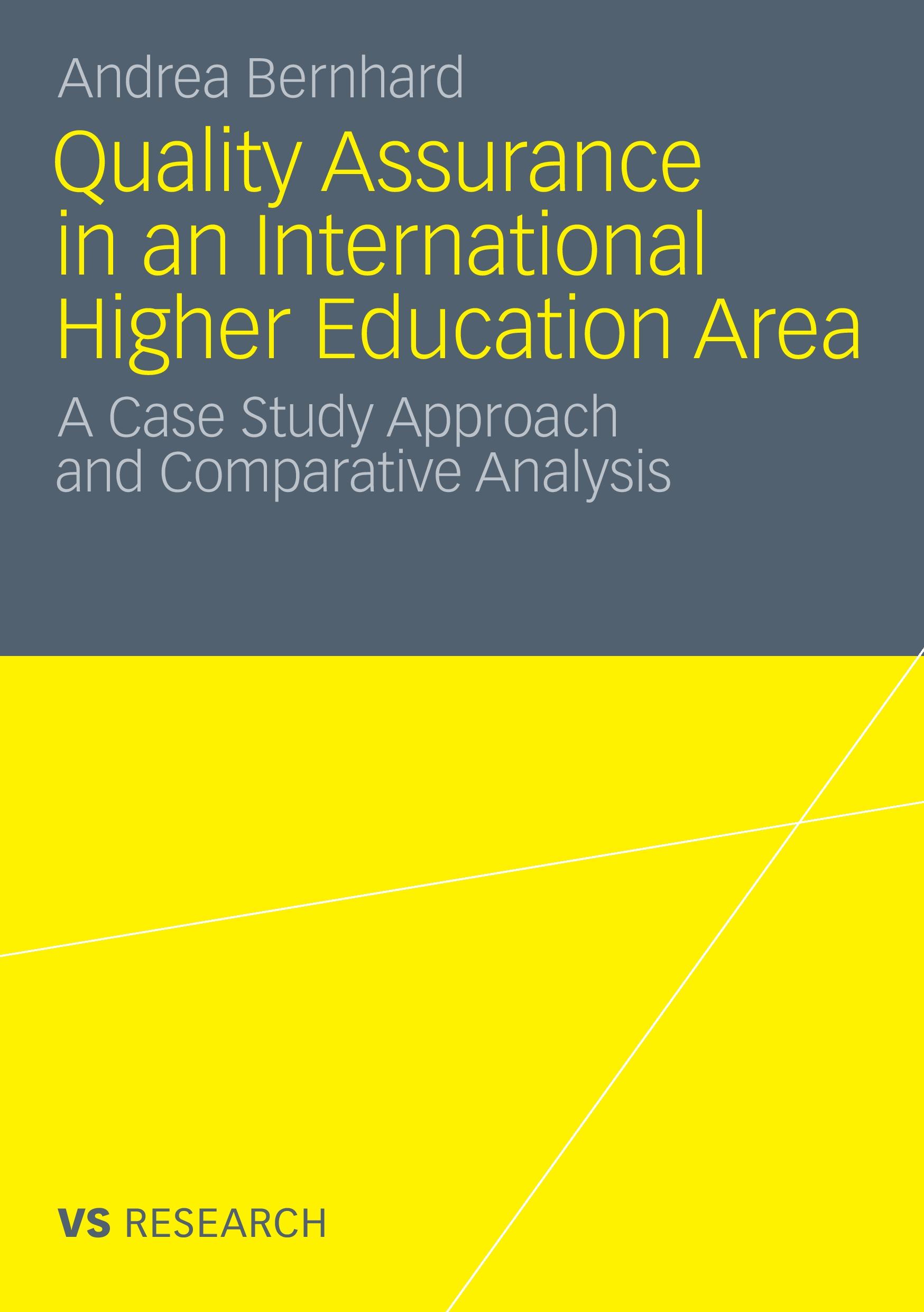 Quality Assurance in an International Higher Education Area