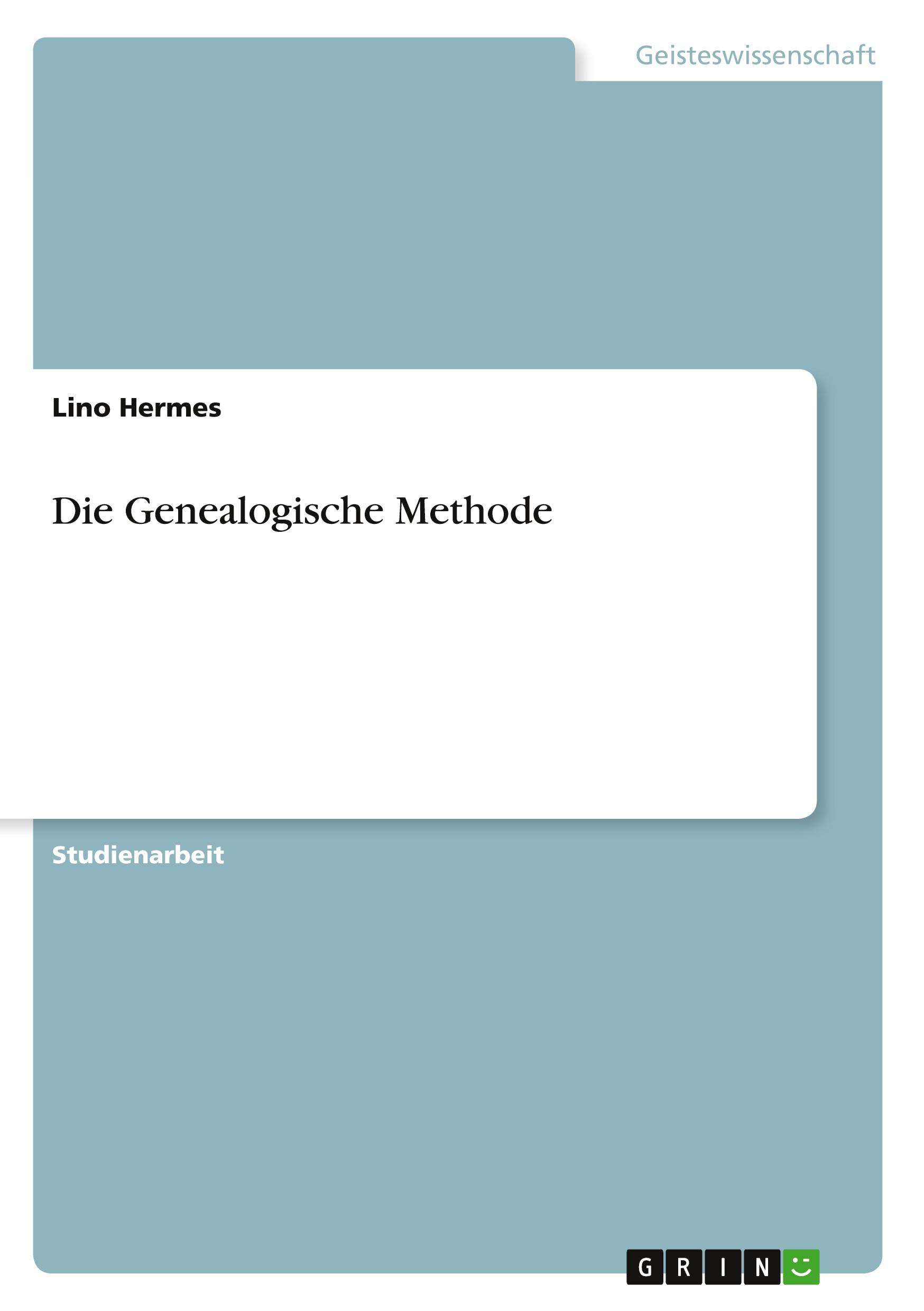 Die Genealogische Methode