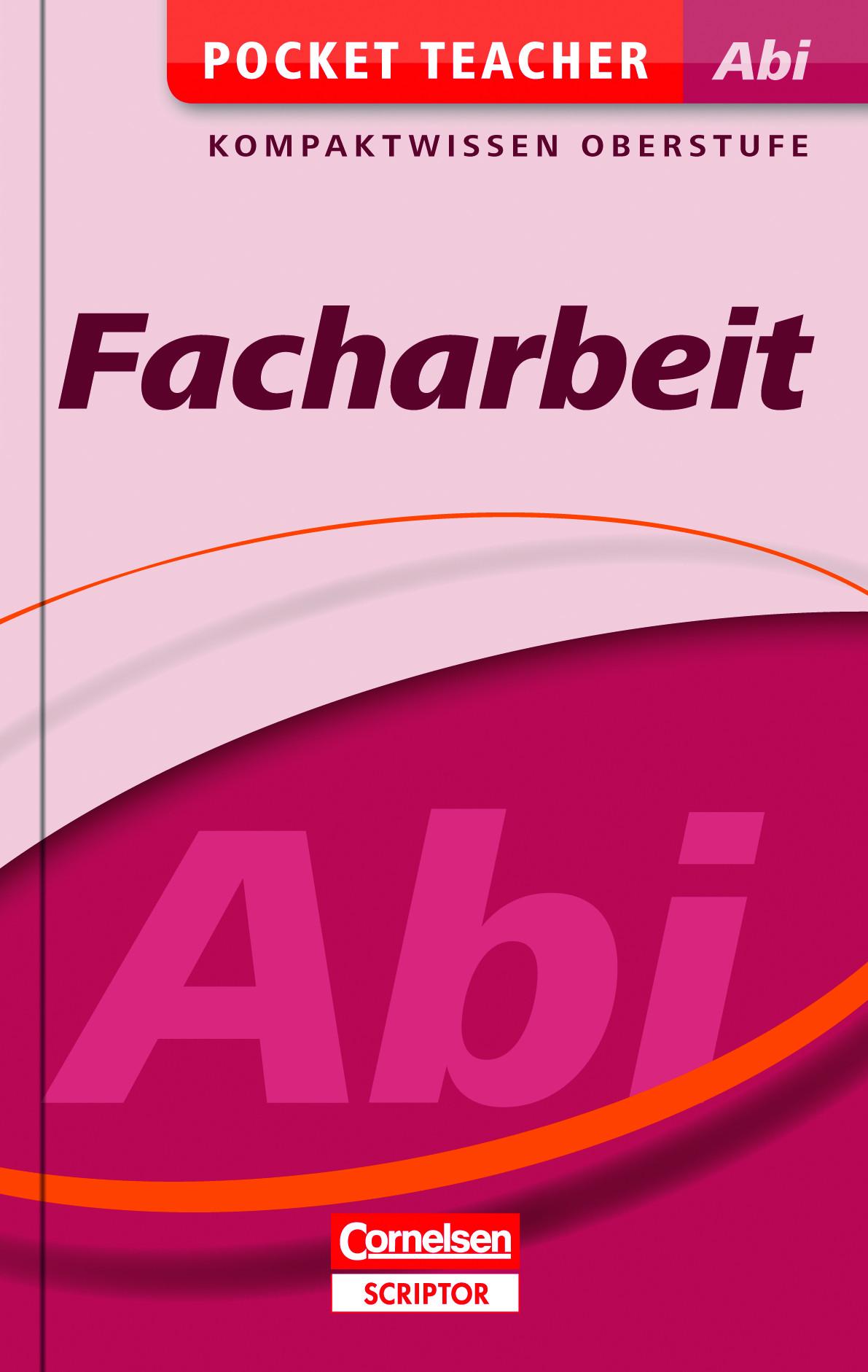 Pocket Teacher Abi Facharbeit