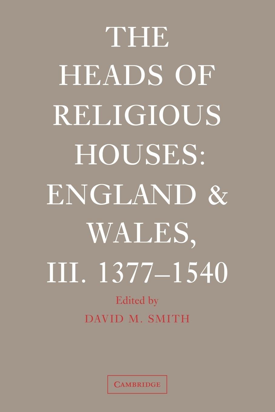 The Heads of Religious Houses