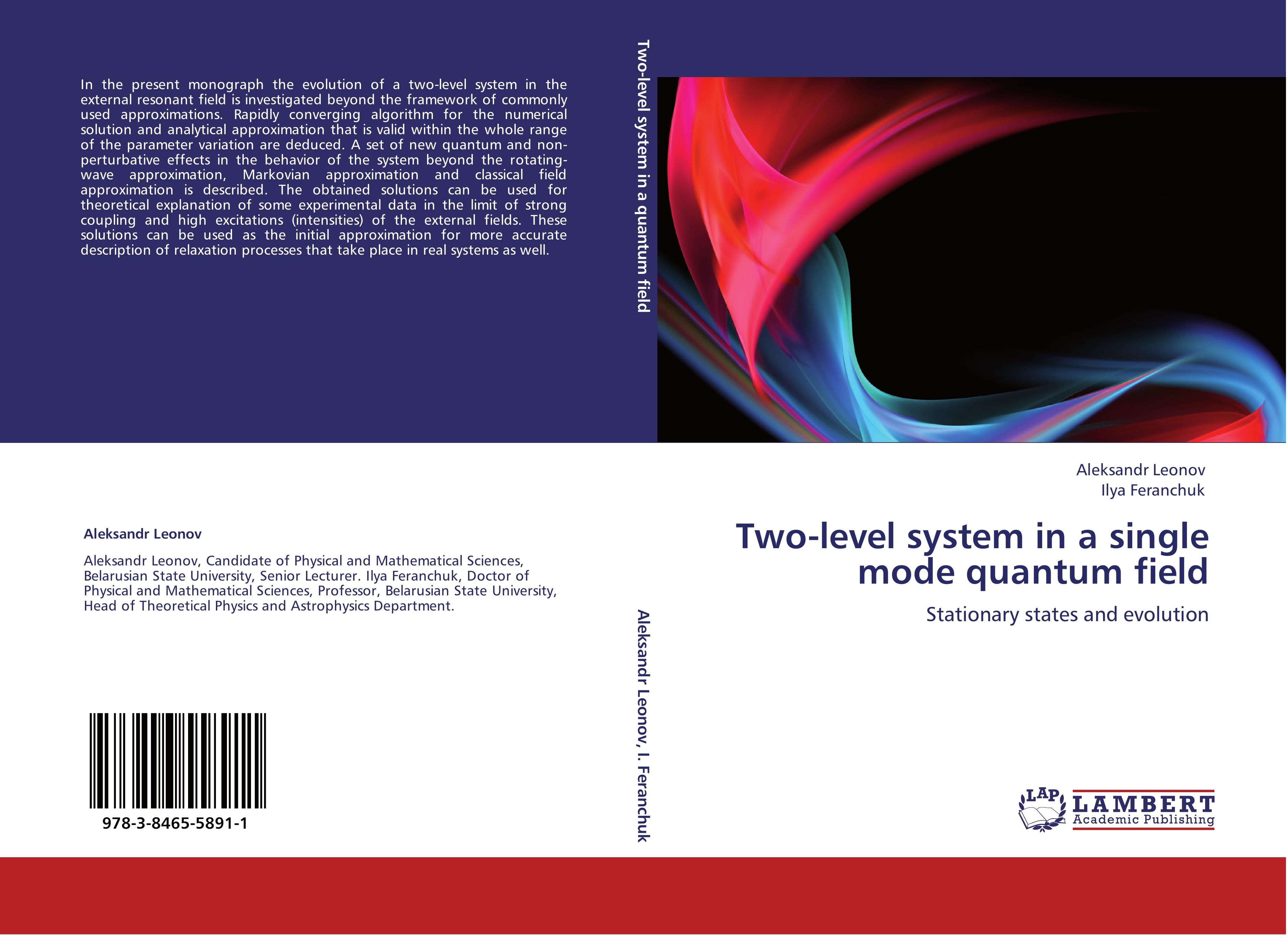 Two-level system in a single mode quantum field