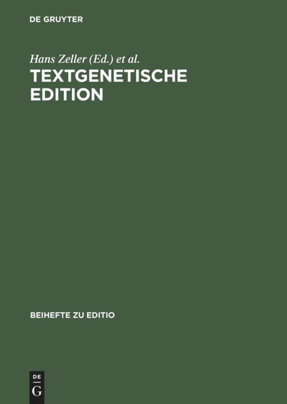 Textgenetische Edition