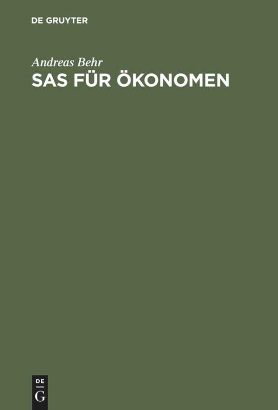 SAS für Ökonomen