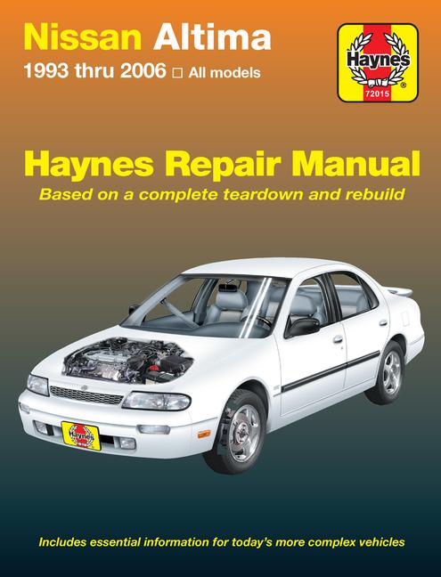 Nissan Altima 1993 Thru 2006 Haynes Repair Manual