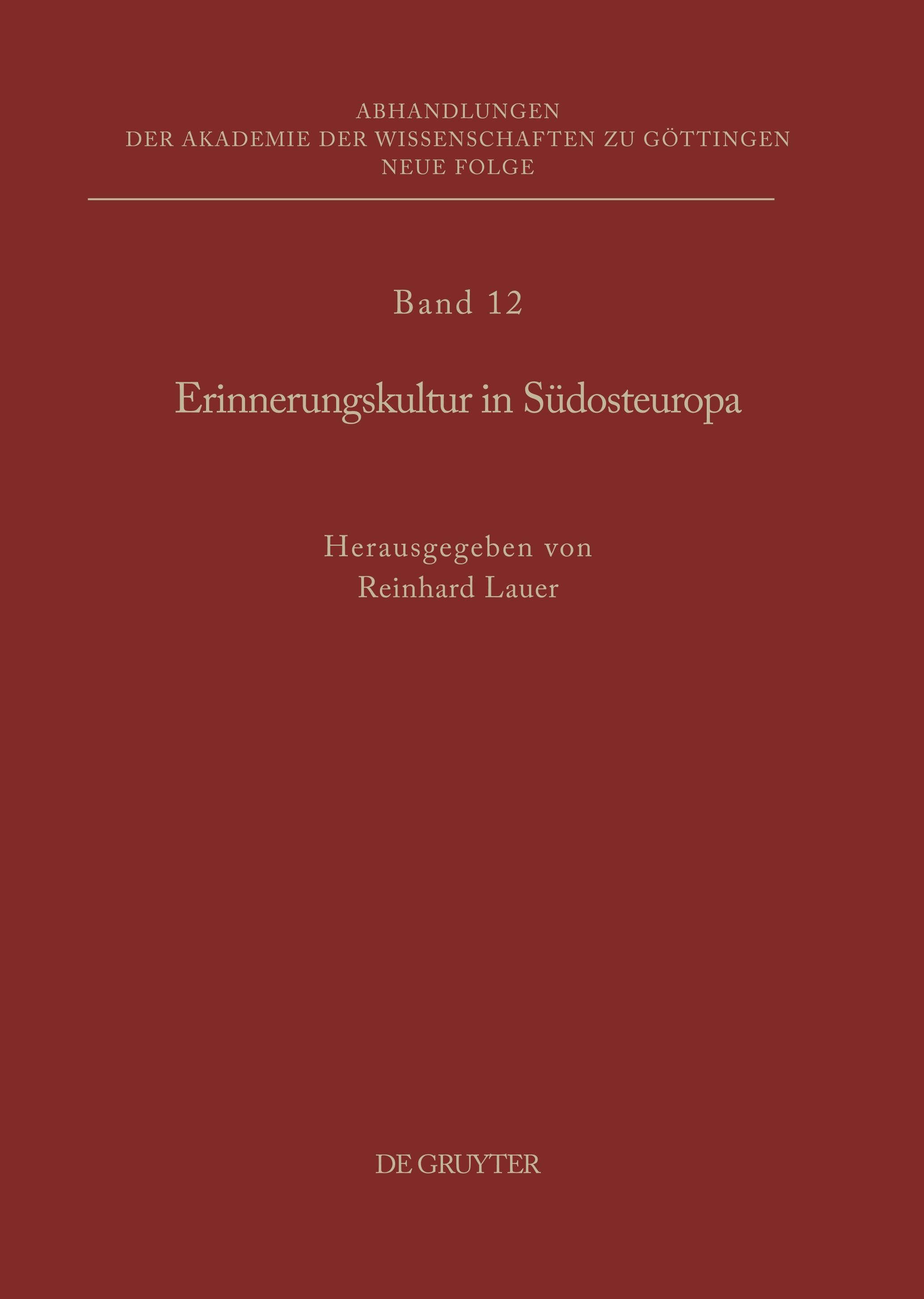 Erinnerungskultur in Südosteuropa