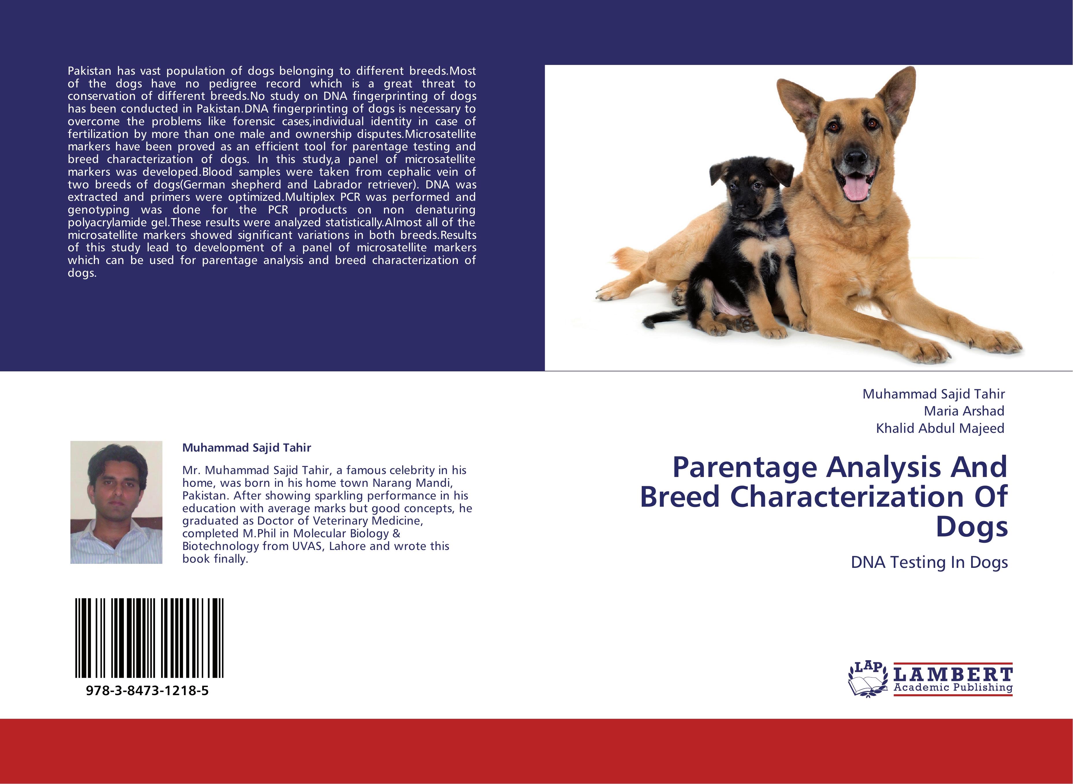 Parentage Analysis And Breed Characterization Of Dogs