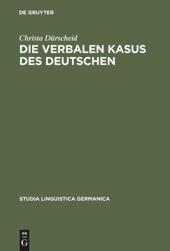 Die verbalen Kasus des Deutschen