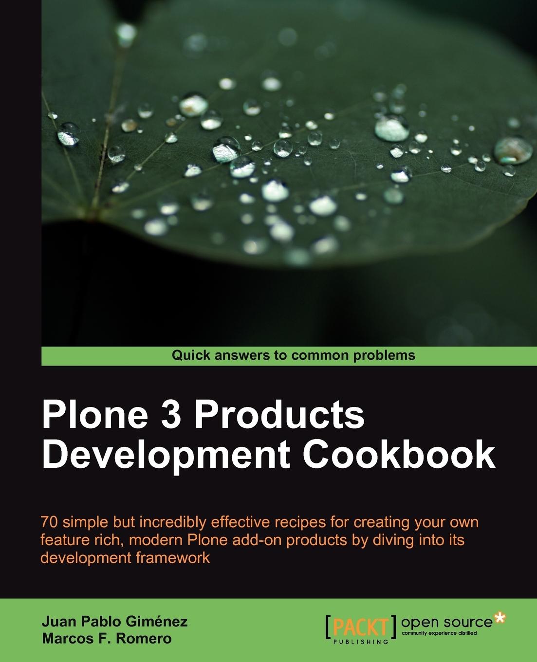 Plone 3 Products Development Cookbook