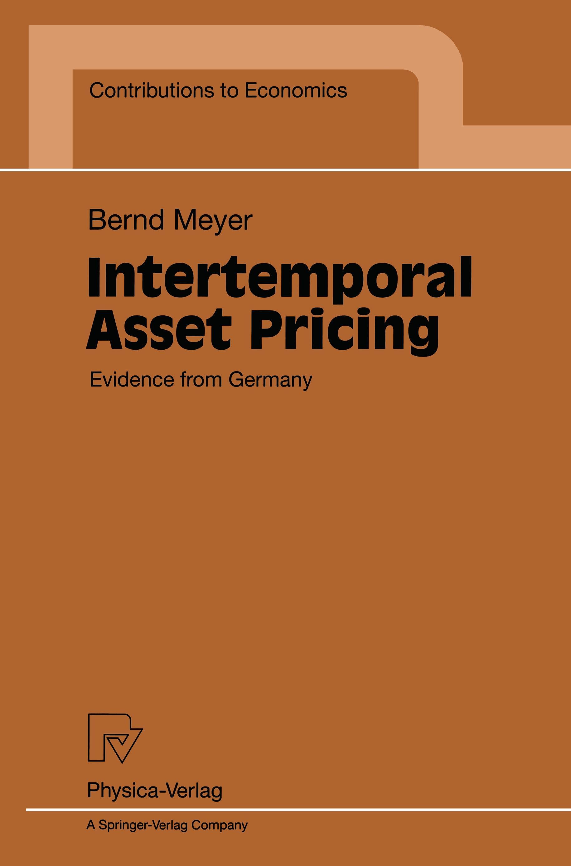 Intertemporal Asset Pricing