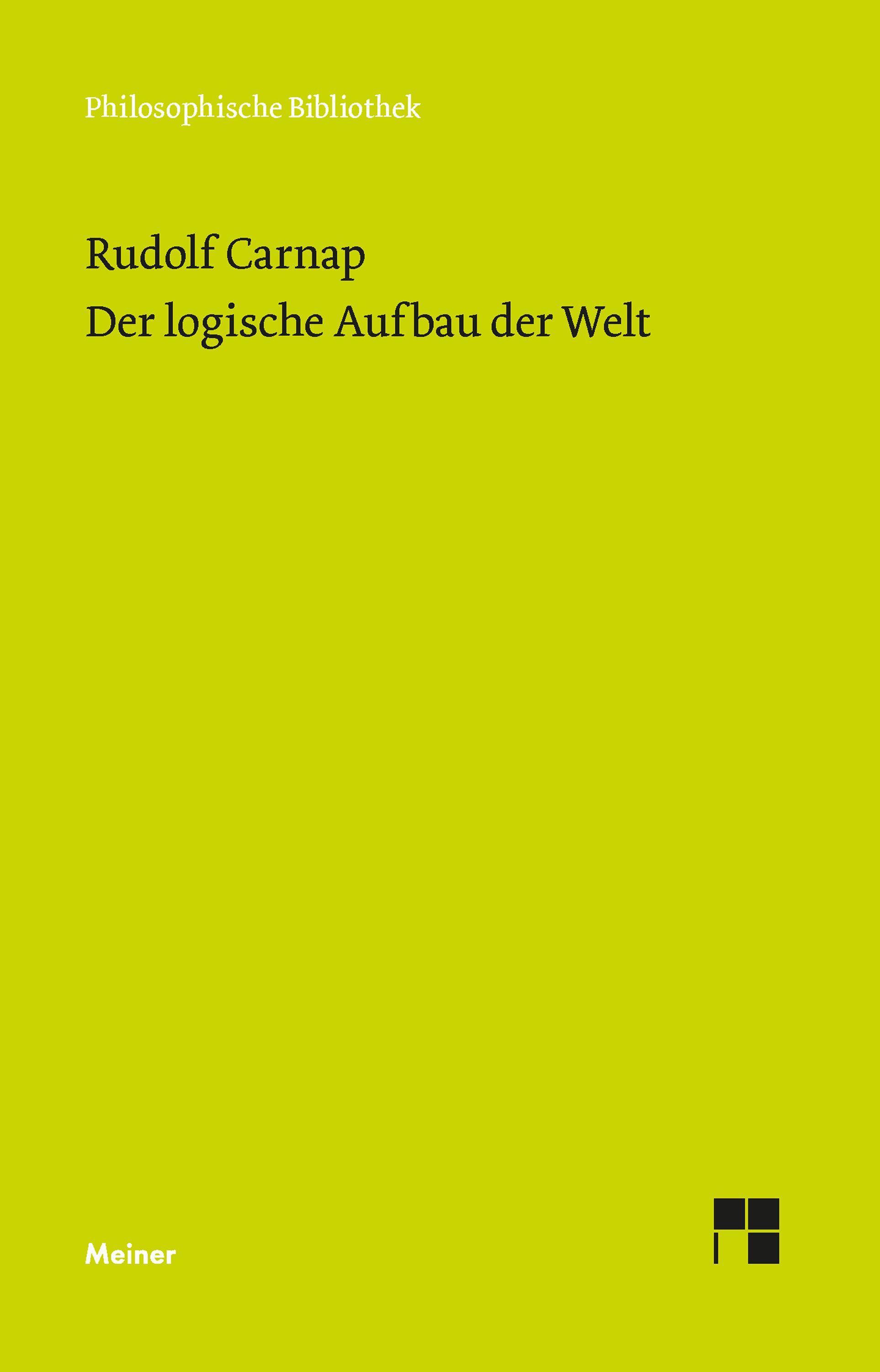 Der logische Aufbau der Welt