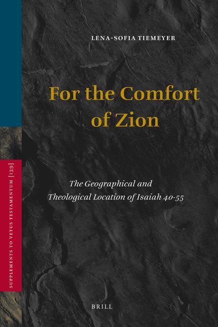 For the Comfort of Zion