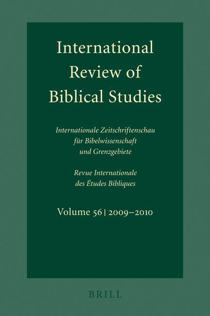 International Review of Biblical Studies, Volume 56 (2009-2010)