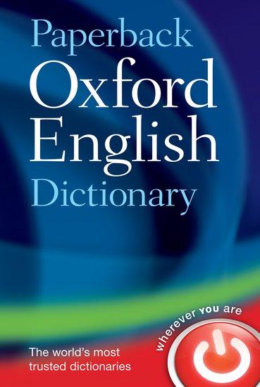 Paperback Oxford English Dictionary