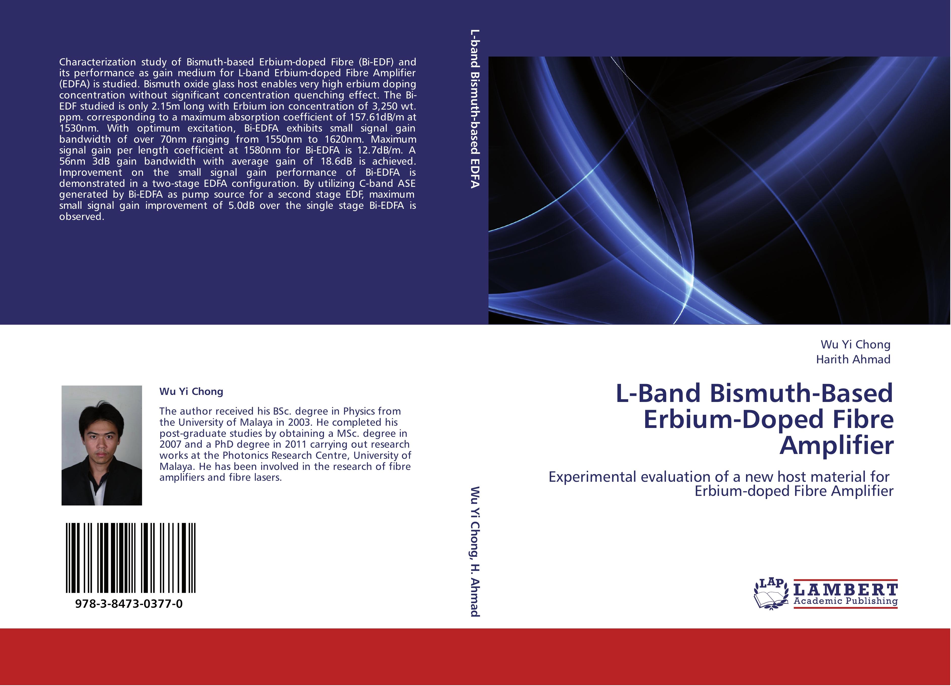 L-Band Bismuth-Based Erbium-Doped Fibre Amplifier