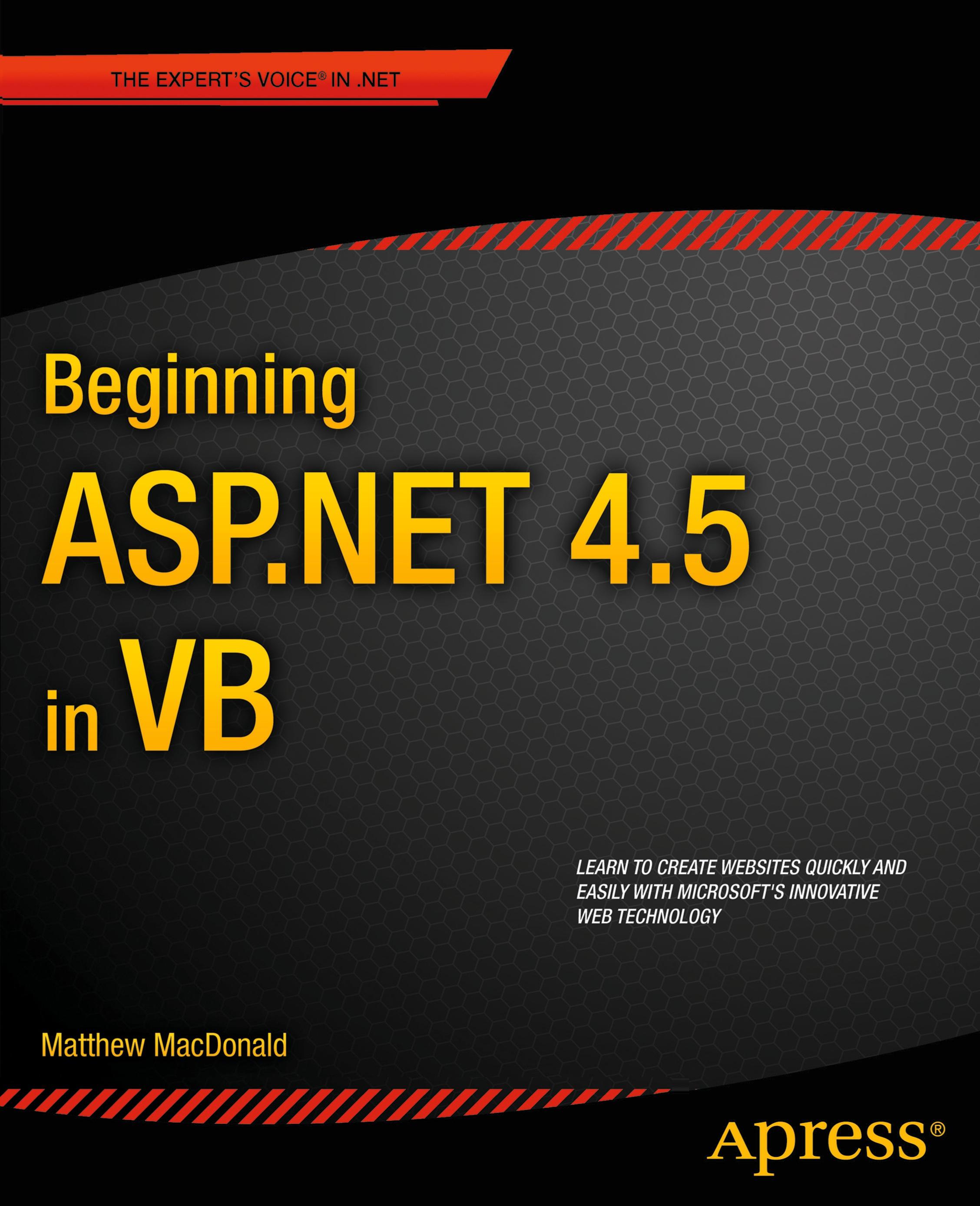 Beginning ASP.NET 4.5 in VB