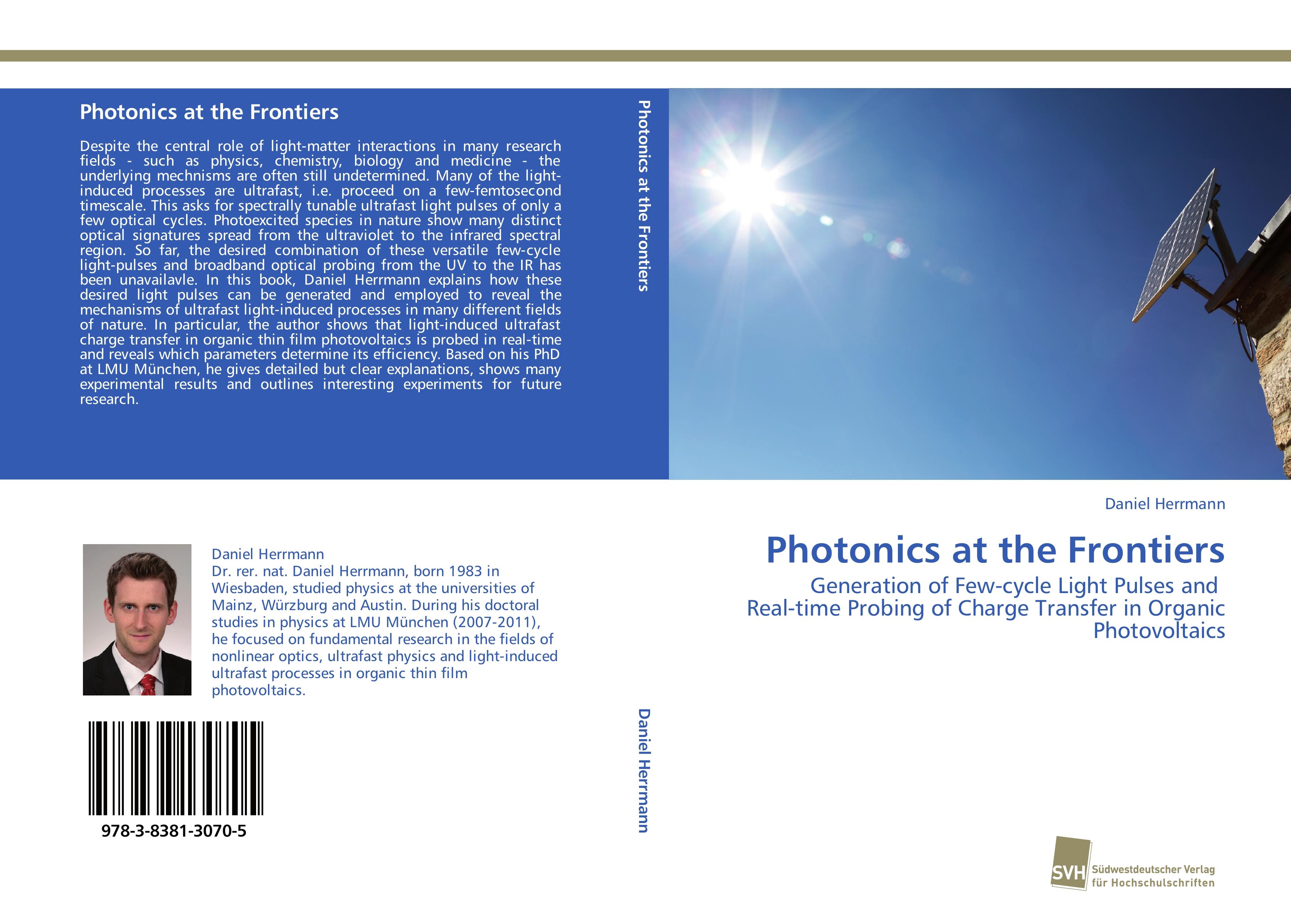 Photonics at the Frontiers