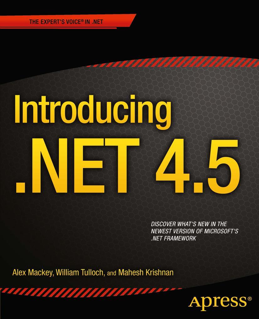 Introducing .Net 4.5