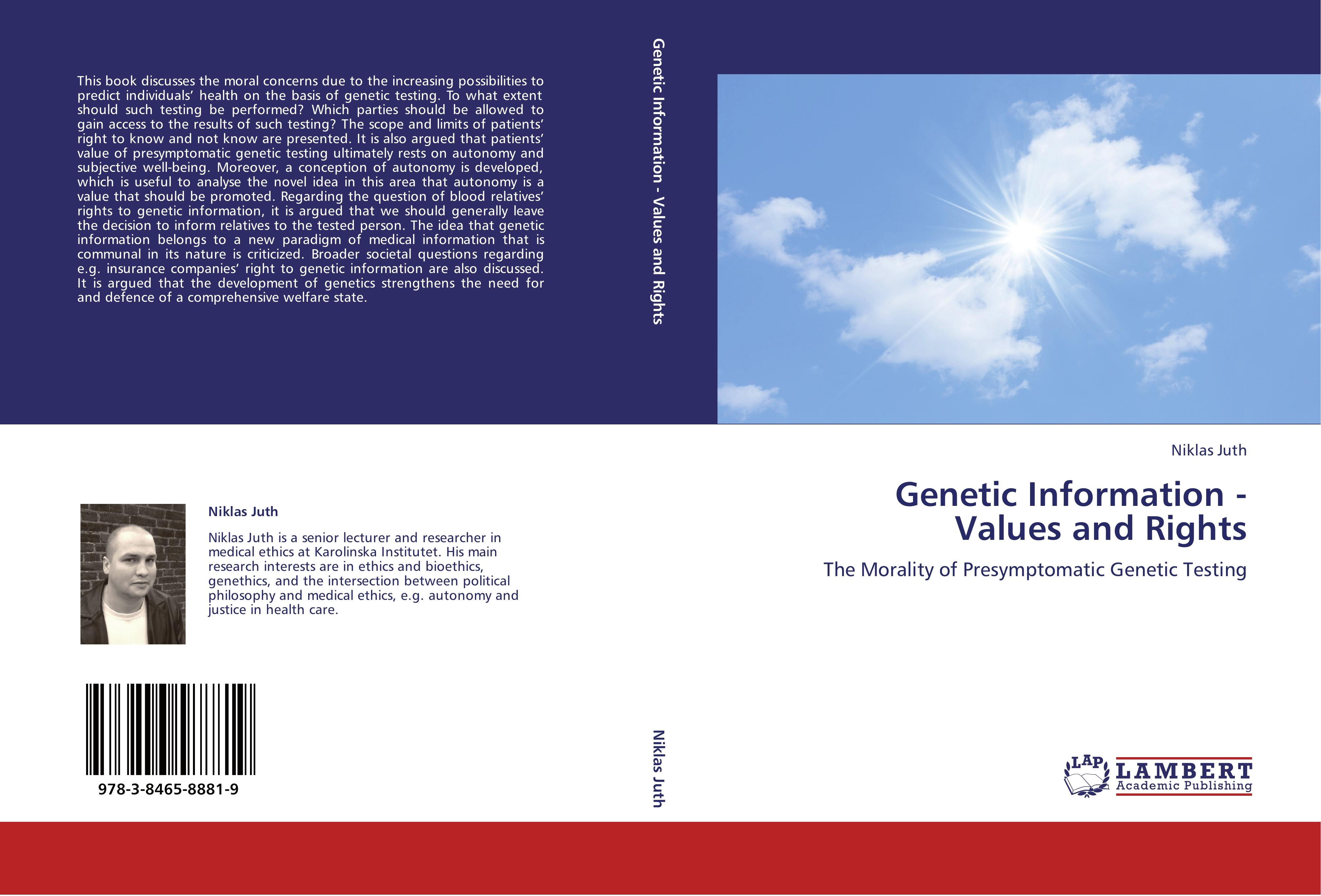 Genetic Information - Values and Rights