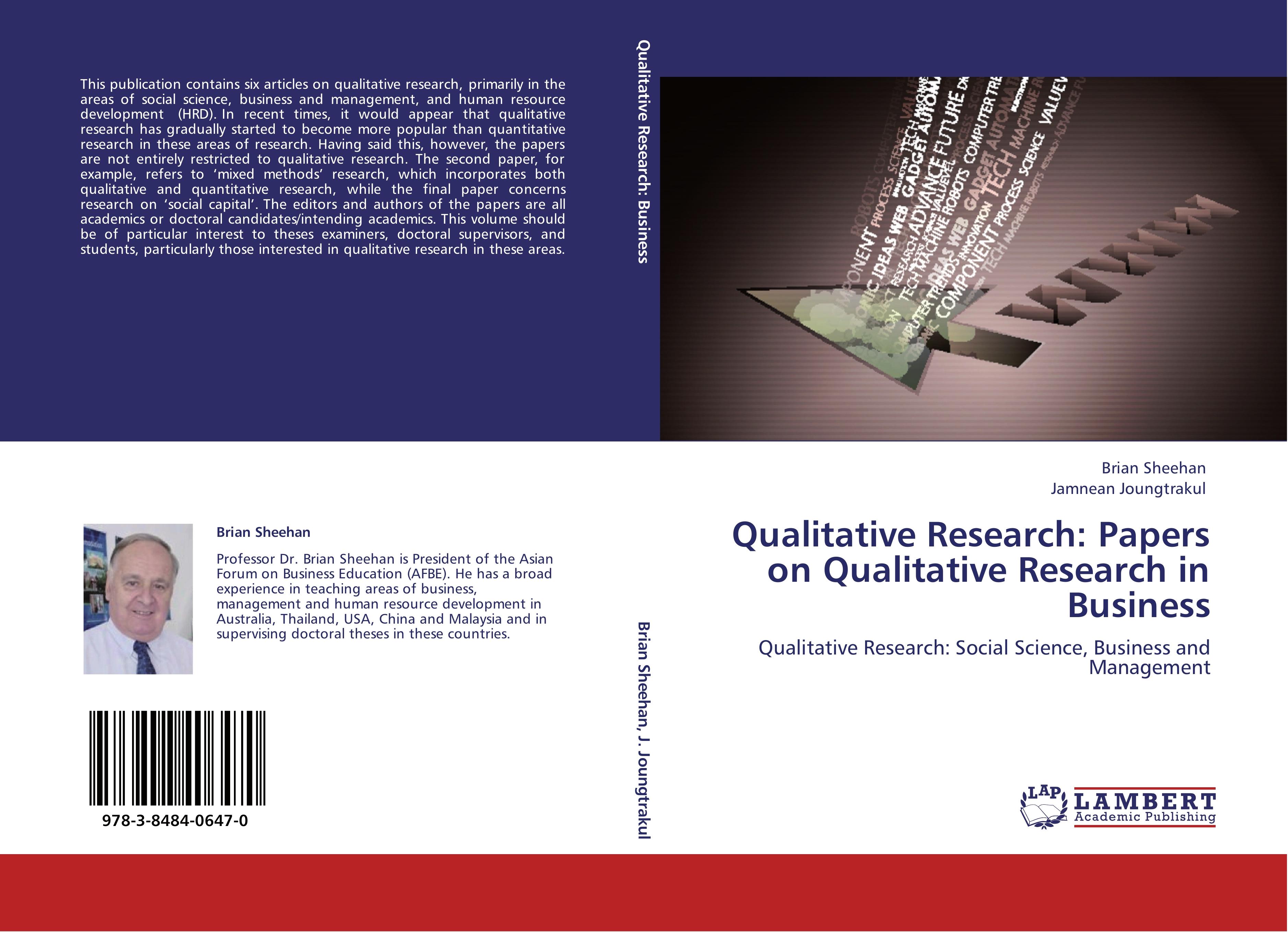 Qualitative Research: Papers on Qualitative Research in Business