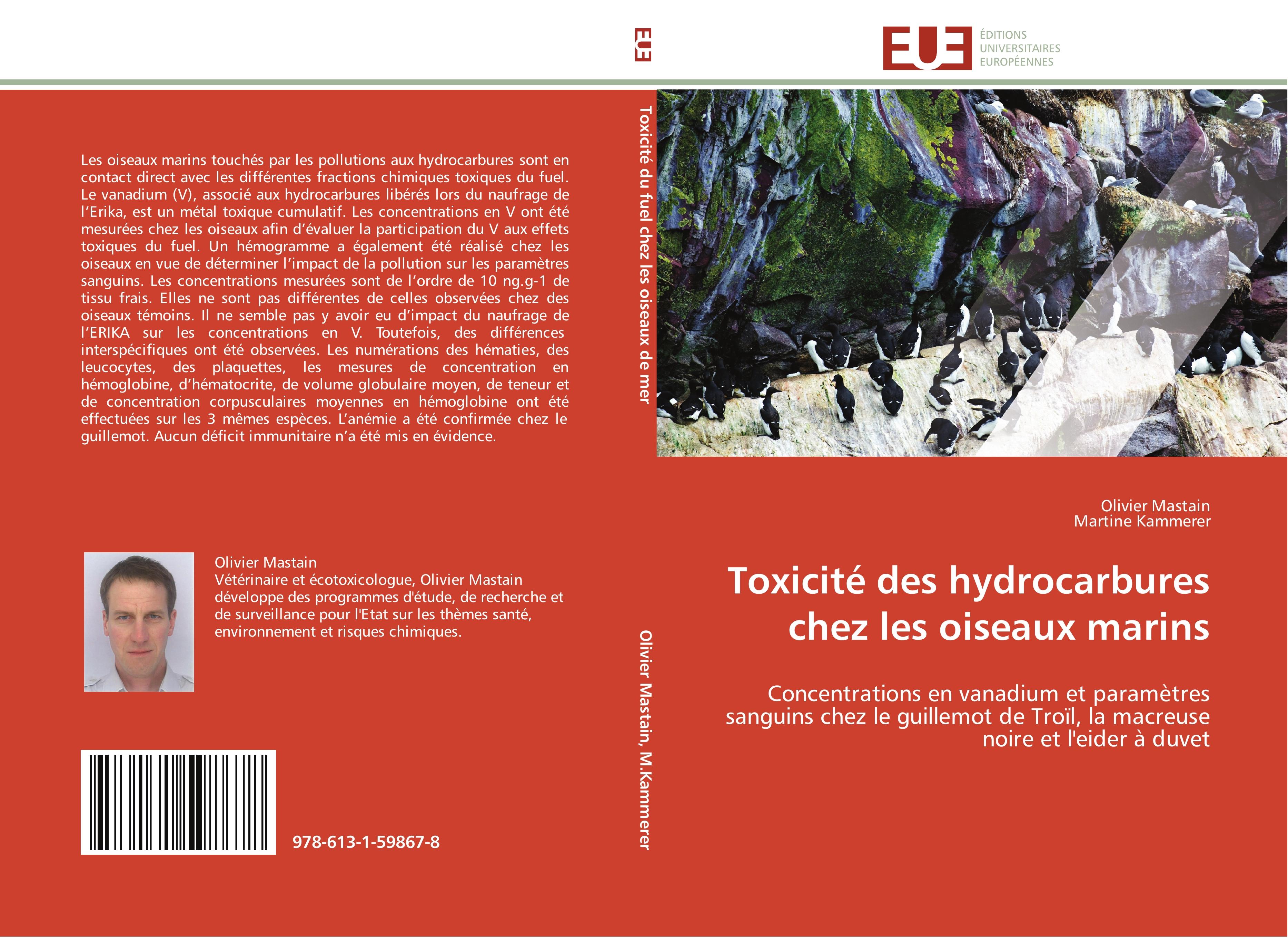 Toxicité des hydrocarbures chez les oiseaux marins