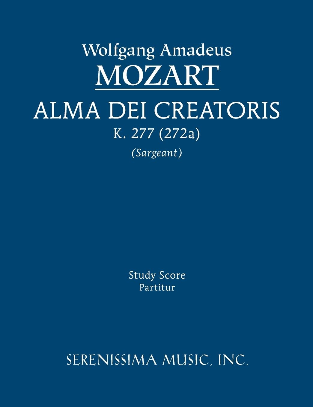 Alma Dei creatoris, K.277 / 272a