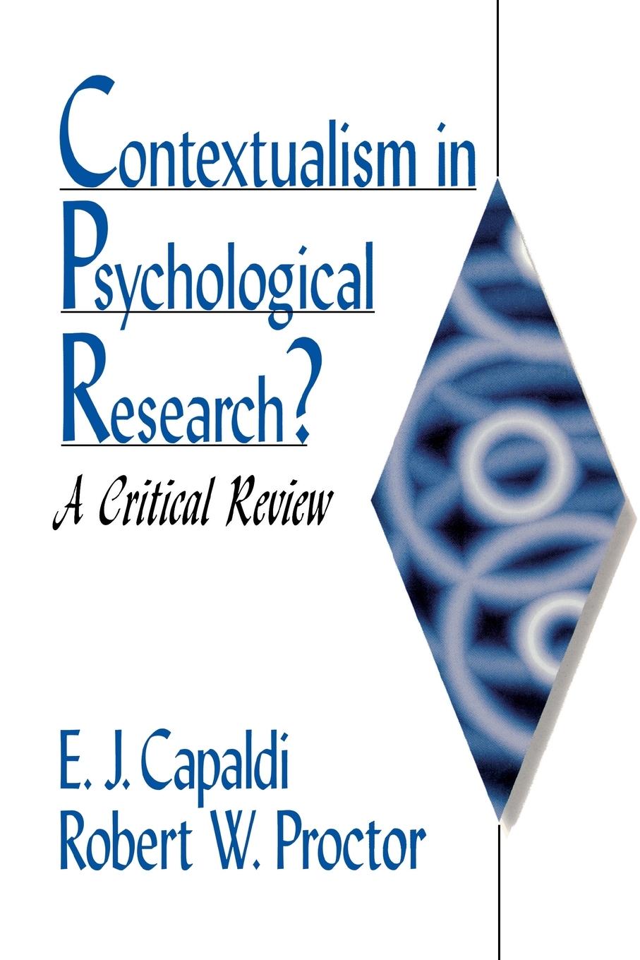 Contextualism in Psychological Research?