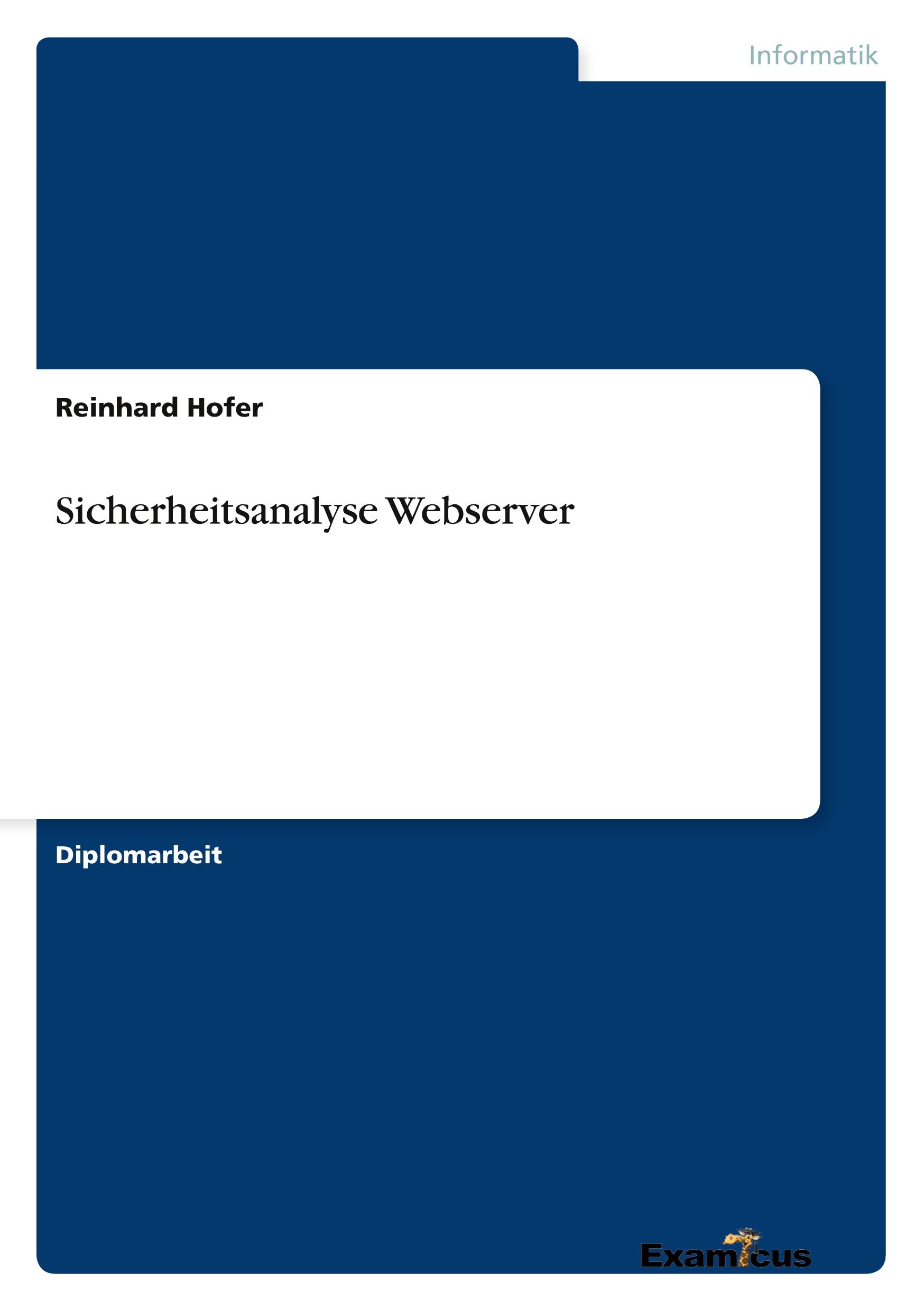 Sicherheitsanalyse Webserver