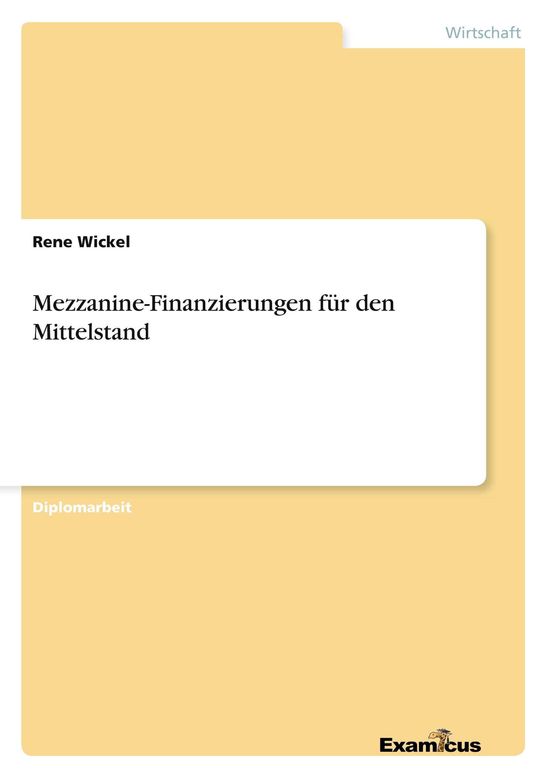 Mezzanine-Finanzierungen für den Mittelstand