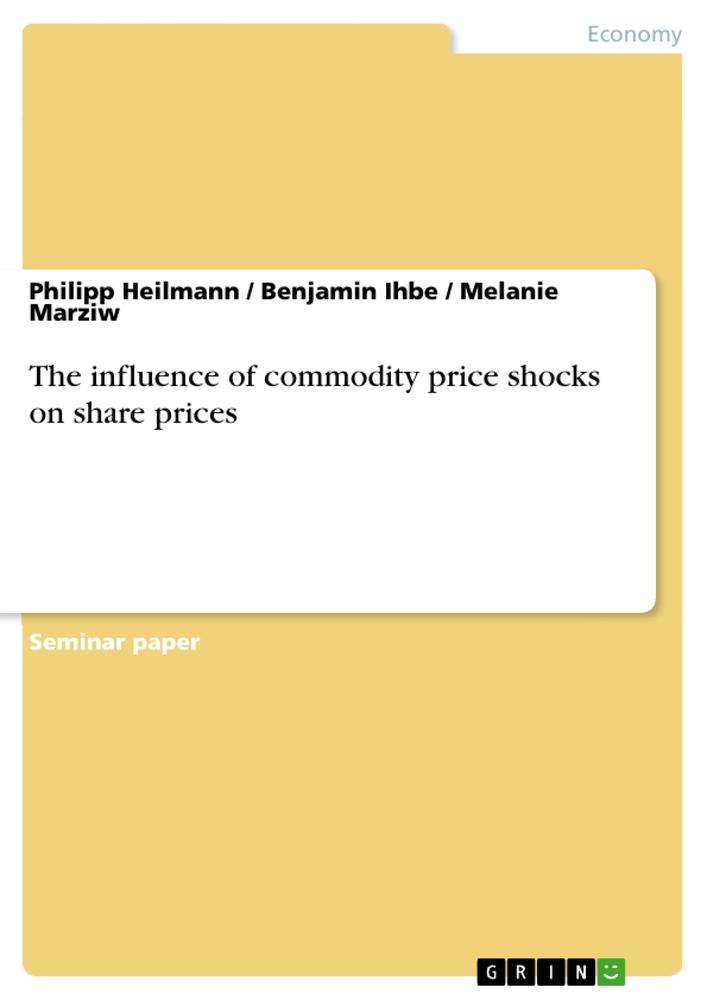 The influence of commodity price shocks on share prices