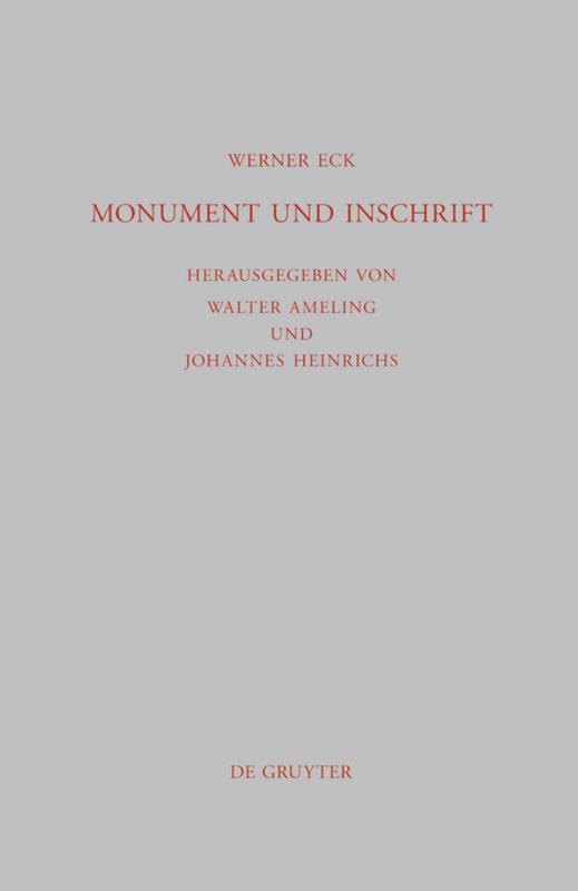 Monument und Inschrift