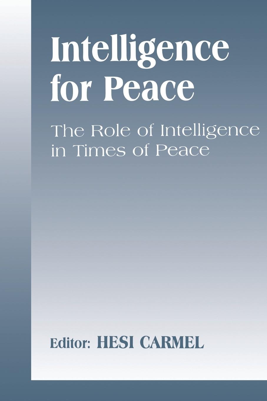 Intelligence for Peace