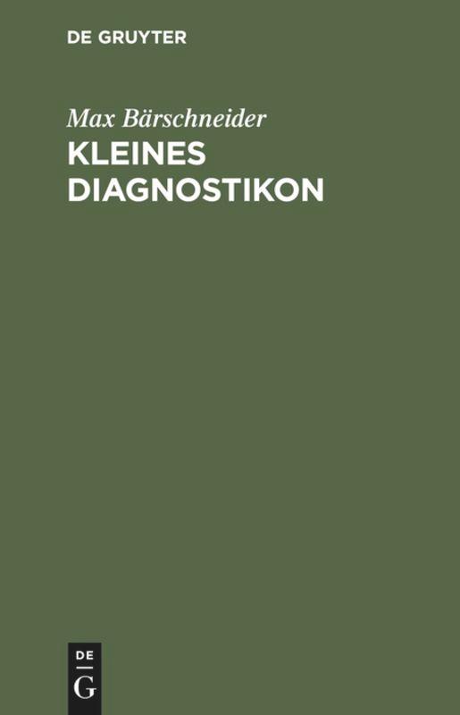 Kleines Diagnostikon