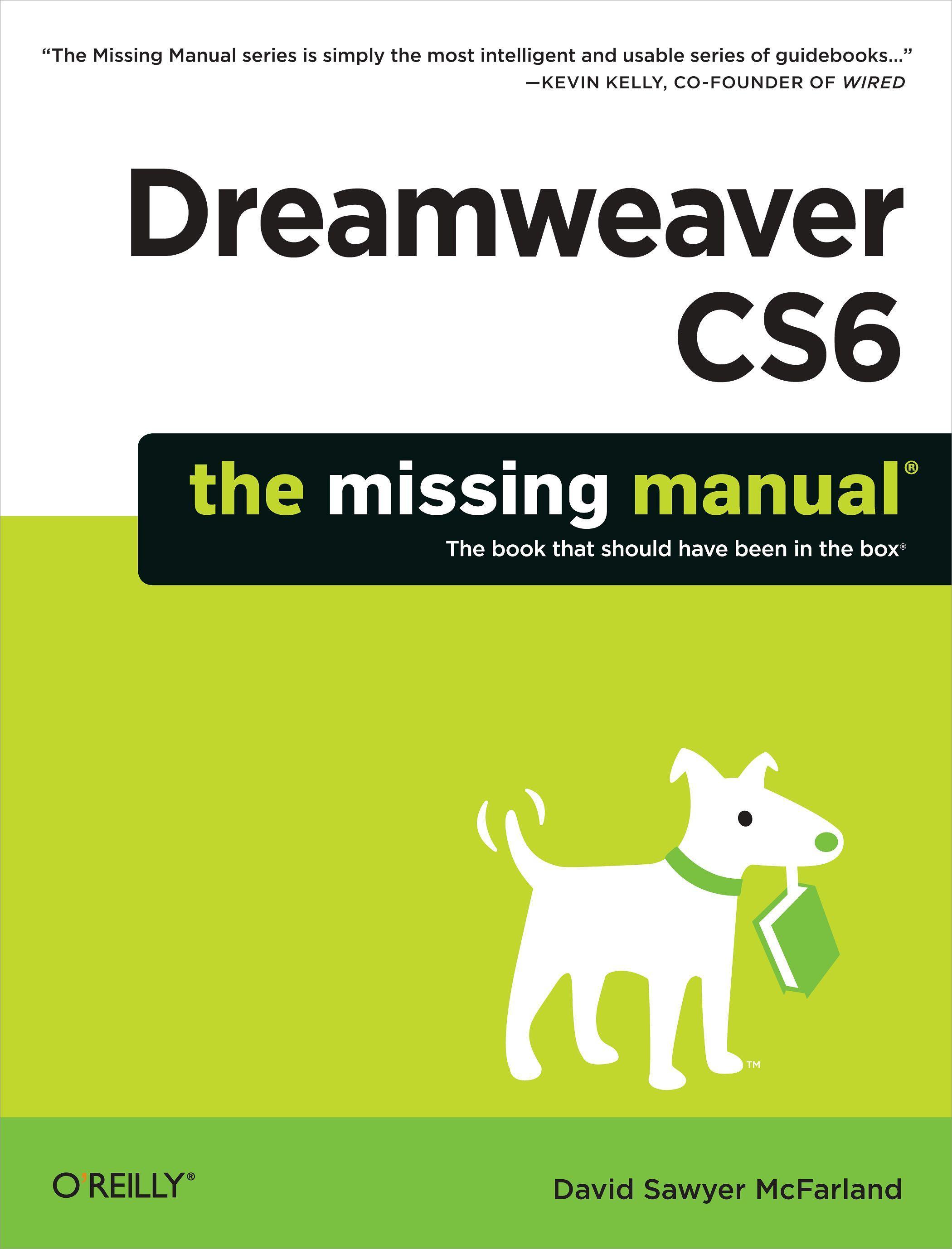 Dreamweaver Cs6: The Missing Manual