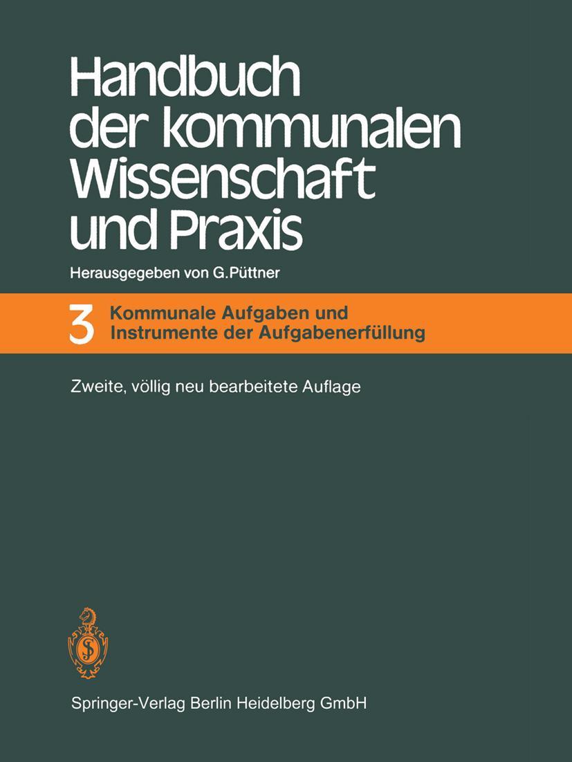 Handbuch der kommunalen Wissenschaft und Praxis