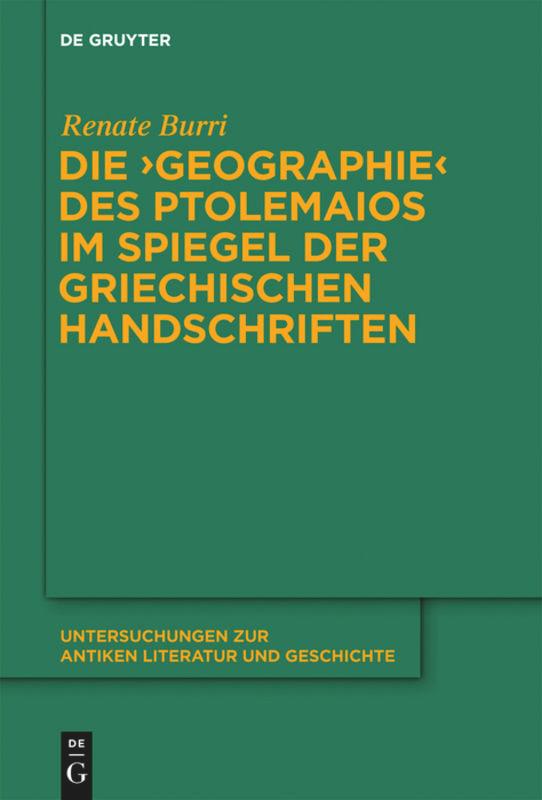 Die "Geographie" des Ptolemaios im Spiegel der griechischen Handschriften