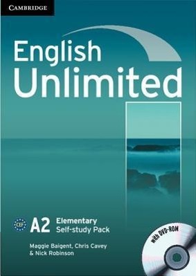 English Unlimited Elementary Self-Study Pack (Workbook with DVD-Rom) [With DVD ROM]