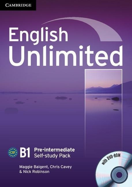 English Unlimited Pre-Intermediate Self-Study Pack (Workbook with DVD-Rom) [With DVD ROM]