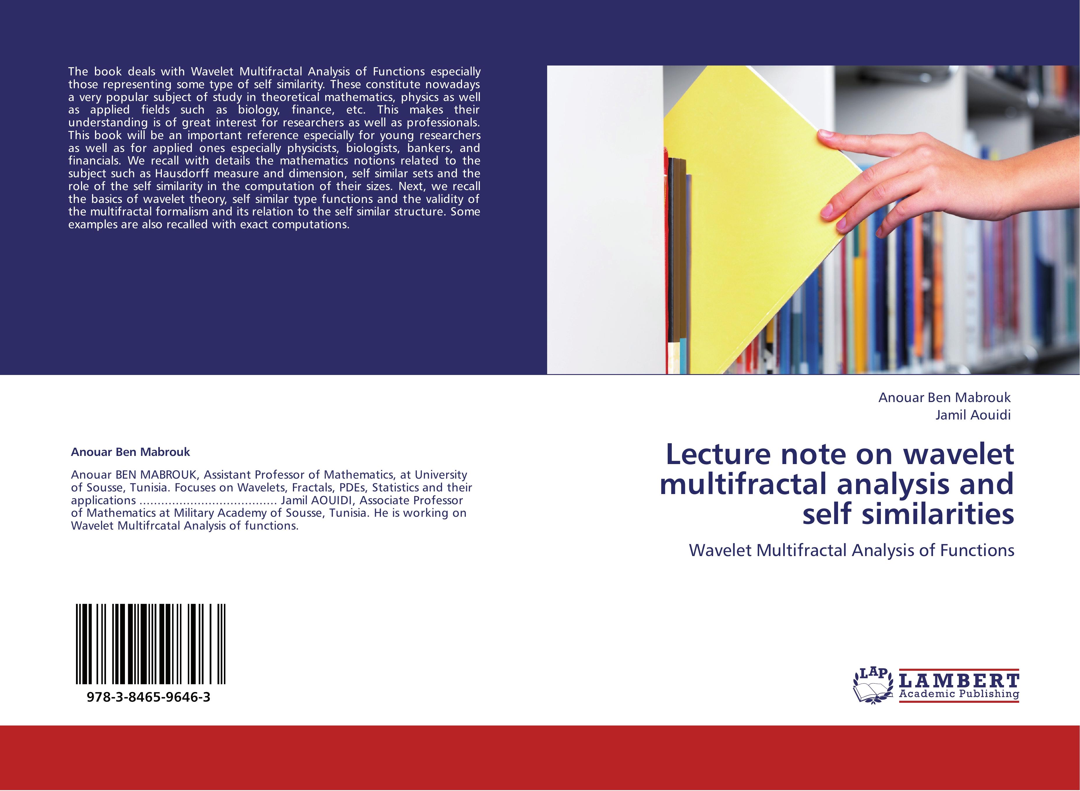 Lecture note on wavelet multifractal analysis and self similarities