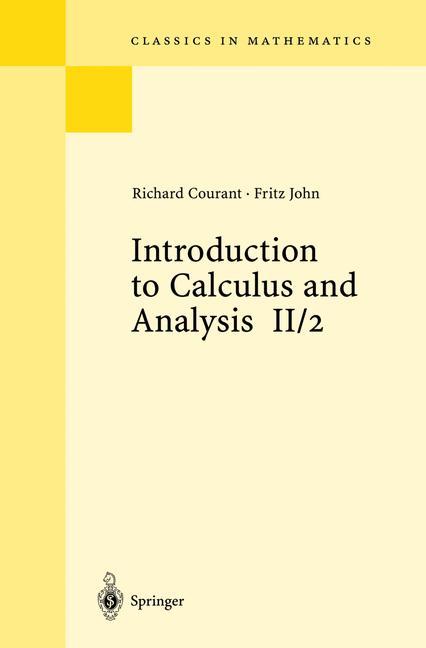 Introduction to Calculus and Analysis II/2