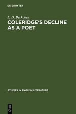 Coleridge's decline as a poet