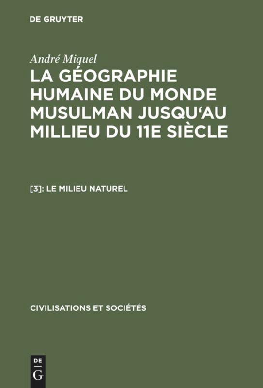 Le milieu naturel