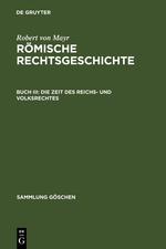 Die Zeit des Reichs- und Volksrechtes