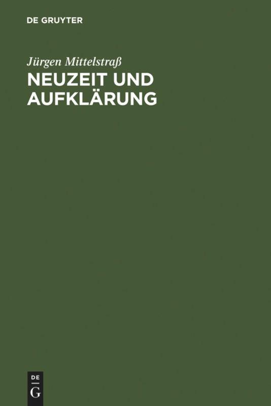 Neuzeit und Aufklärung