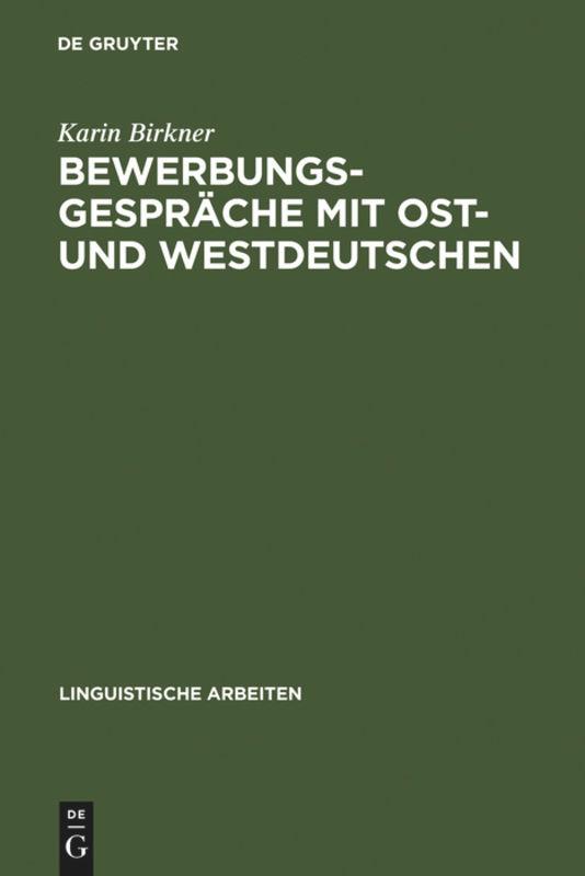 Bewerbungsgespräche mit Ost- und Westdeutschen