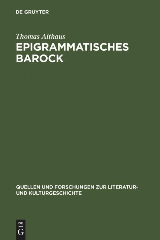 Epigrammatisches Barock