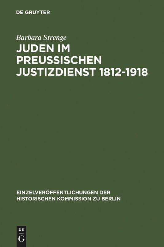 Juden im preußischen Justizdienst 1812-1918