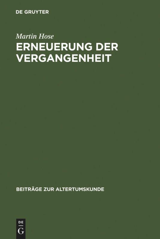 Erneuerung der Vergangenheit