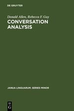 Conversation Analysis