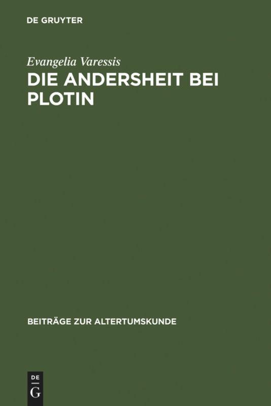 Die Andersheit bei Plotin